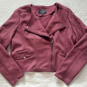 Haute Monde Maroon Jacket